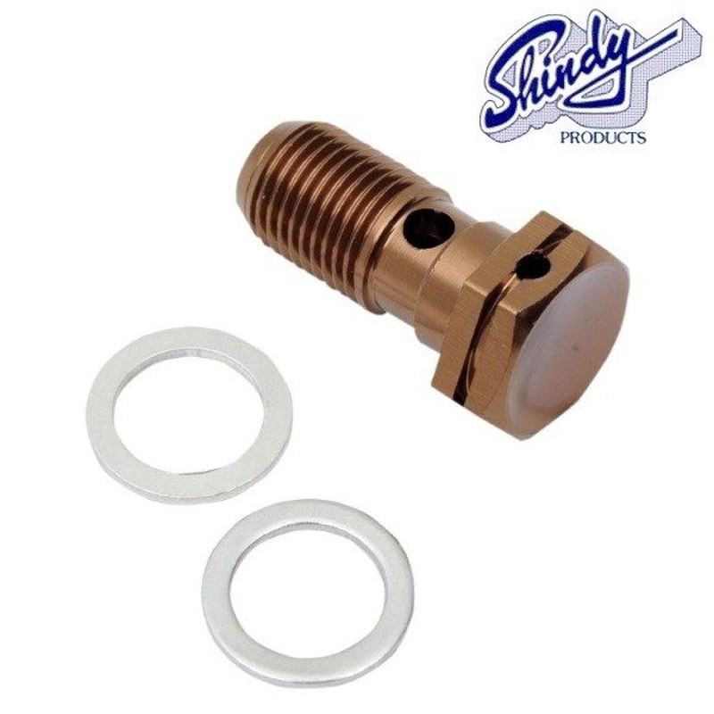 Vis de frein 10x100 - Simple - Percée - ALUMINIUM