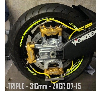 Platine Triple - ZX6R 636 98-04 - ZX9R 98-03