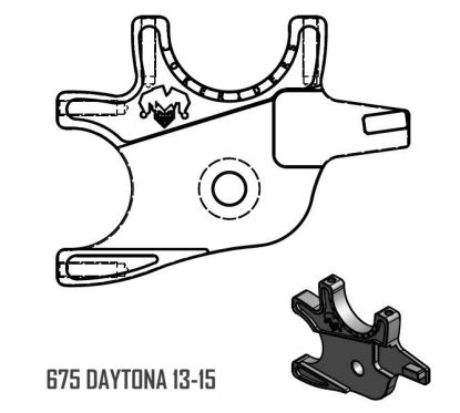 Kit handbrake Double + 316mm BRAKING - 675 ST DAYTONA 13-16