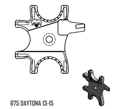 Kit handbrake Triple + 316mm BRAKING - 675 DAYTONA 13-16