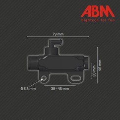 Maître Cylindre Arrière ABM 13mm ISAAC4 