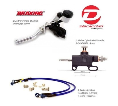 Pack Fullthrottle BRAKING ø13mm / DISCACCIATI Taillé masse ø14mm