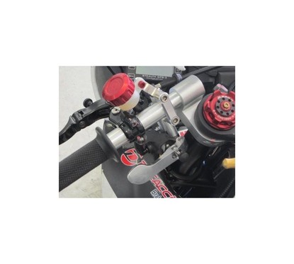 Pack DISCACCIATI Maître Cylindre ø13mm au pouce NOIR + Support au guidon ø22.2mm