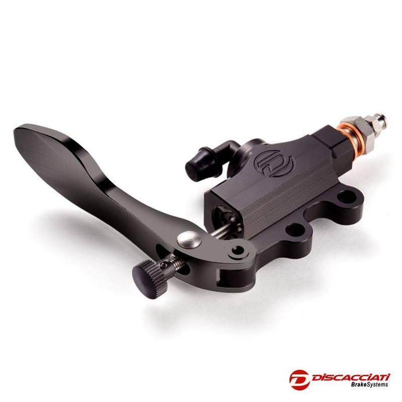 Pack DISCACCIATI Maître Cylindre ø13mm au pouce NOIR + Support au guidon ø22.2mm