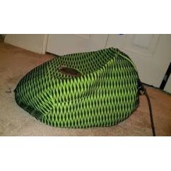 Plaque de Grip 75x90cm HTMOTO - NOIR & VERT