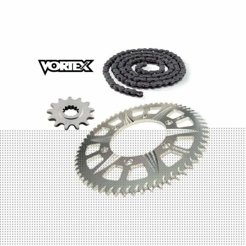 Kit Chaine STUNT - 15x65 - ZX-6R 600 636 03-06 KAWASAKI Chaine Grise