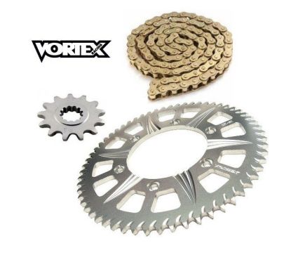 Kit Chaine STUNT - 15x65 - GSXR 750  00-16 SUZUKI Chaine Or