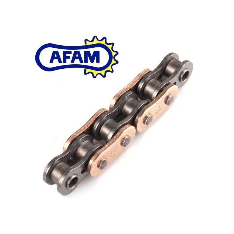 Chaine AFAM 520XSR-G Or - 130 Maillons - Att. Rivet