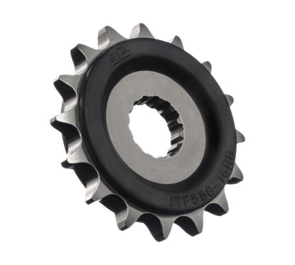 Pignon avec protection en caoutchouc