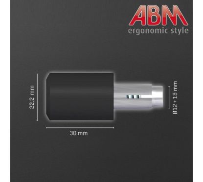 Rallonges de Guidon ABM 30mm - Noir
