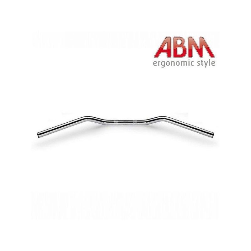 Guidon Superbike ABM  Metal - Chrome - 22,2mm