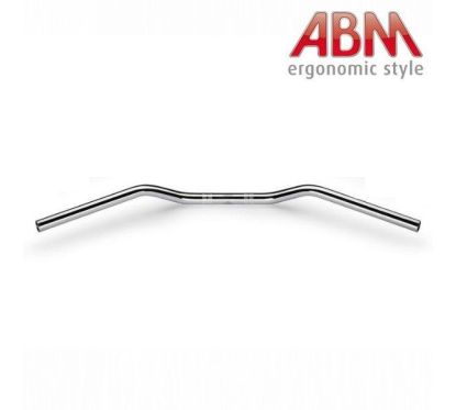 Guidon Superbike ABM  Metal - Chrome - 22,2mm