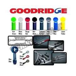 Durite Aviation 160cm INOX - Raccords INOX