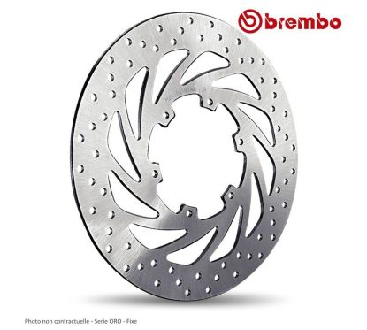 Disque arriere BREMBO BMW  F800 GS 09-17 ( 68B407C0 )  Serie ORO - Fixe