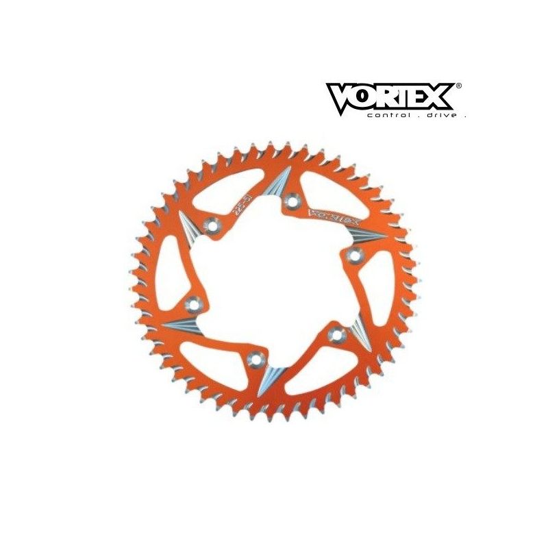 Couronne VORTEX - KTM 400EXC 01-05 - Orange (ref:316ZO)