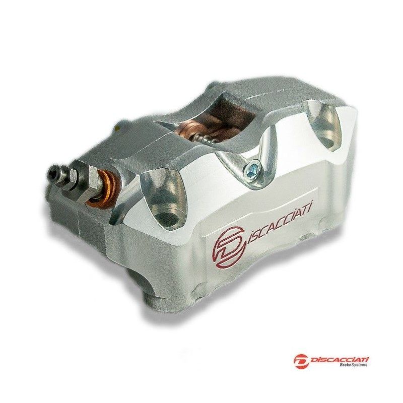 Etrier AV GAUCHE Radial 82mm DISCACCIATI - 4P - CNC - Argent