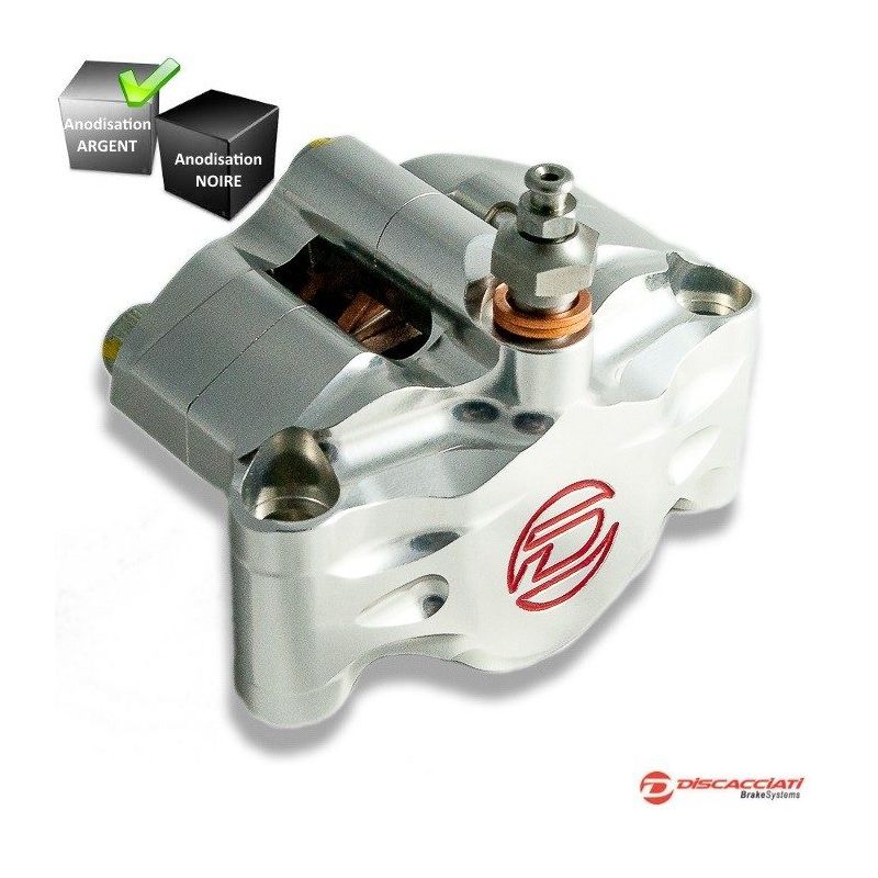 Etrier AV Radial 80mm DISCACCIATI - 2P - CNC - Argent