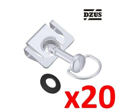 10x Fixation DZUS Type agrafe ressort 6mm