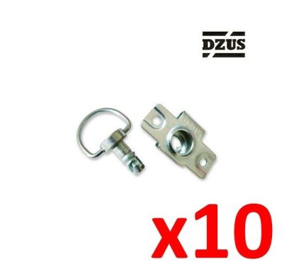 Fixation DZUS Type agrafe à riveter 6mm 