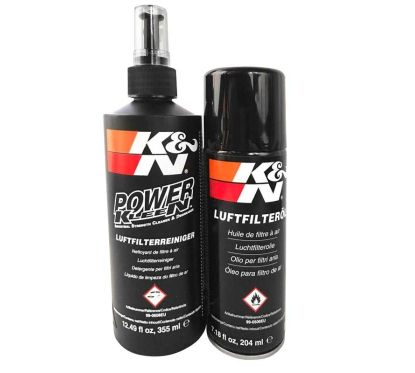 K&N KN Kit D'entretien Filtre A Air - Nettoyant 355ml Spray + Huile 204ml En Aérosol