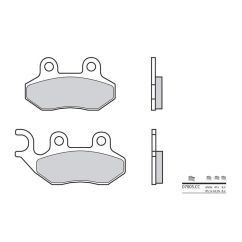 Plaquettes de frein BREMBO - 07005CC - Carbone céramique avant