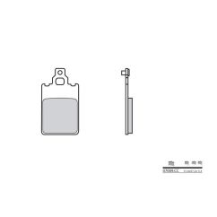 Plaquettes de frein BREMBO - 07009CC - Carbone céramique avant