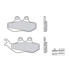 Plaquettes de frein BREMBO - 07012CC - Carbone céramique avant