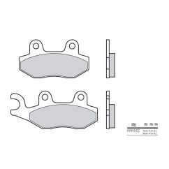Plaquettes de frein BREMBO - 07035CC - Carbone céramique avant