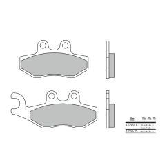 Plaquettes de frein BREMBO - 07056CC - Carbone céramique avant/arrière