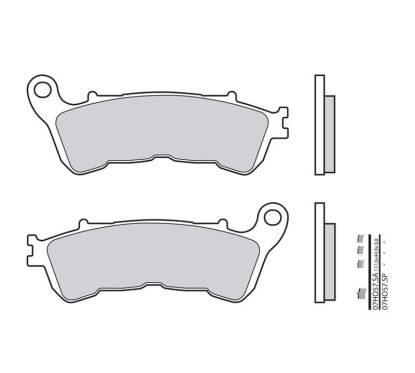 Plaquettes de frein BREMBO - 07HO57 SP metal fritté