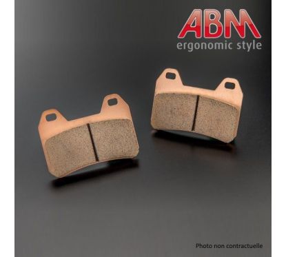 Plaquettes de frein ABM (pour Etrier Arrière ABM 2 pistons ref: 10028415)