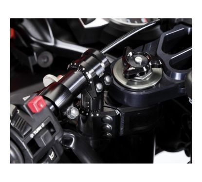 Demi Guidon ABM MultiClip - 25,4mm -  Ø38,5mm - Rehausse : +40/+70mm (TOUR)