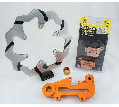 Kit de disque de frein arrière Wave surdimensionné