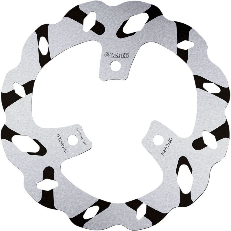 BRAKE DISC FIXED WAVE GROOVED