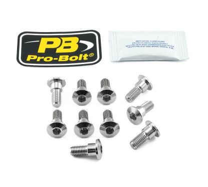 Kit de vis de fixation pour disque de frein inox