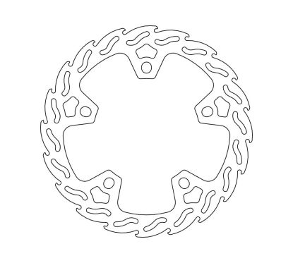 Disque de Frein Fixe Flame