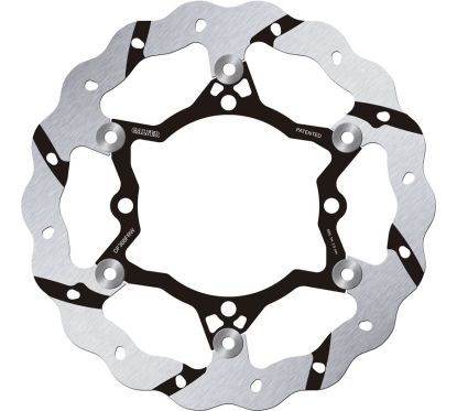 Disque de frein flottant Wave rainuré