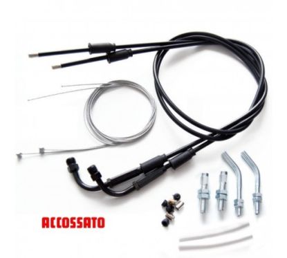 Câbles gaz Spécifiques pour tirage rapide ACCOSSATO pour APRILIA RSV4 APRC 12-13