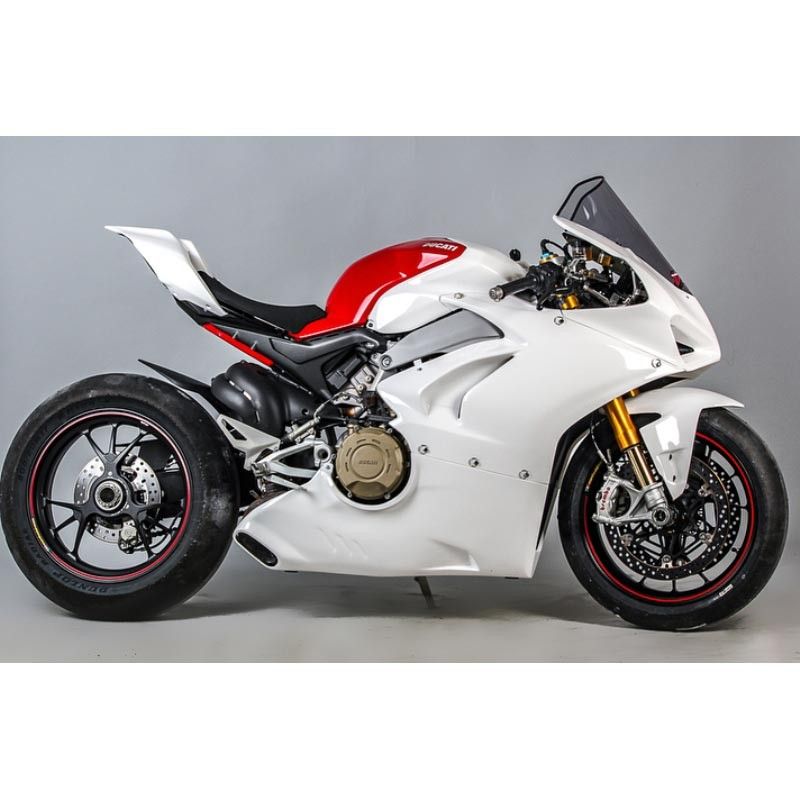Carénage poly racing complet fibre de verre Panigale V4 2018