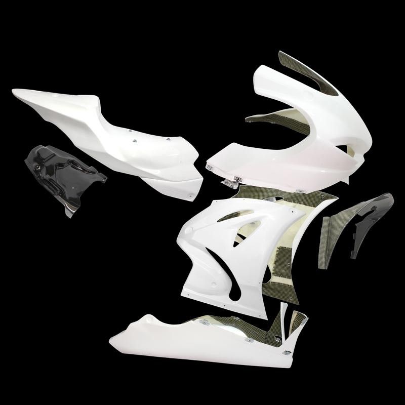 Carénage racing 6 parties fibre de verre GSXR1000 2017-2018