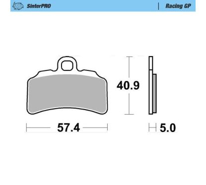 Plaquettes de frein Racing GP SinterPRO Offroad