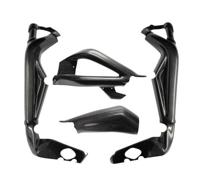 Protections de cadre et bras oscillant carbone Daytona 675 2013-2016
