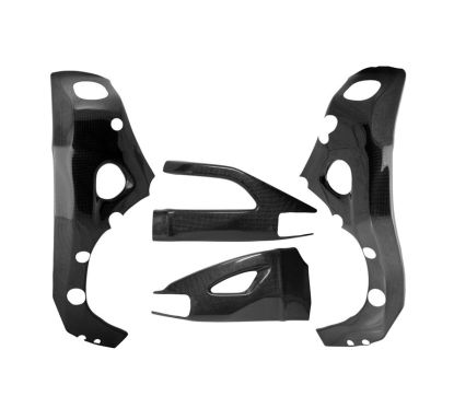 Protections de cadre et bras oscillant carbone GSXR1000 2007-2008