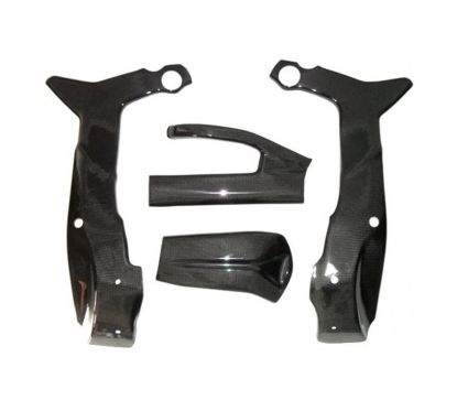 Protections de cadre et bras oscillant carbone ZX6R 2007-2008