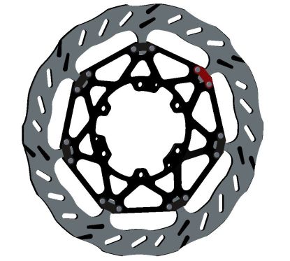 Disque de frein BRAKING EP047R Epta Wave flottant Honda CBR600RR