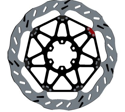 Disque de frein BRAKING EP149L Epta Wave flottant Aprilia