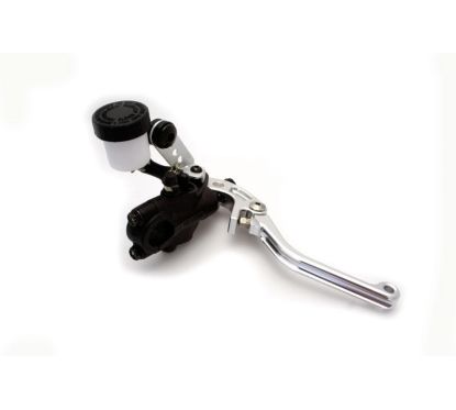 MAITRE CYLINDRE DE FREIN Ø19 ROUTE COULE, LEVIER REPLIABLE AVEC RESERVOIR