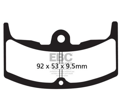 Plaquettes de frein organiques série FA