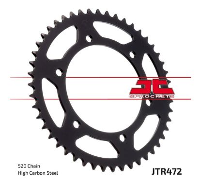 Couronne JT SPROCKETS 48 dents acier standard pas 520 type 472