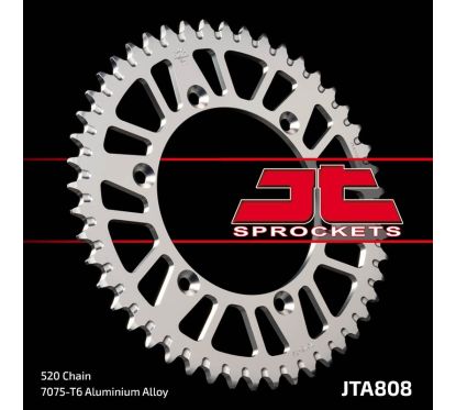 COURONNE ALU 46 DENTS POUR RM/RM-Z125,250,450 '88-08